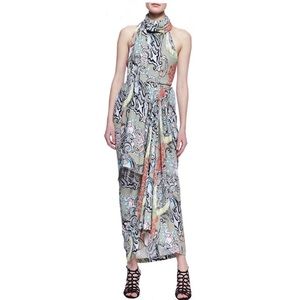 Etro Paisley Printed Long Maxi Dress